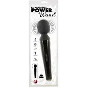 You2Toys Power Wand - Akku Vibrator für intensive Massagen (Schwarz)
