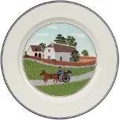 Villeroy & Boch Frühstücksteller "Frühstücksteller Bauer Design Naif ø 21 cm bunt"