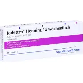 Sanofi-Aventis Deutschland GmbH - Geschäftsbereich Selbstmedikation/Consumer-Care Jodetten Henning Tabletten 1 x wöchentlich 28 St
