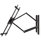Nedis Vollbewegliche-TV-Wandhalterung - 50 - 100 " - maximal unterstützes Bildschirmgewicht: 70 kg - kippbar - drehbar - Minimaler Wandabstand: 70 mm - Maximaler Wandabstand: 800 mm - 3 Drehpunkt(e)