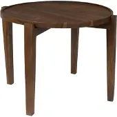 Dutchbone Shane Couchtisch Rund 59 cm Akazienholz
