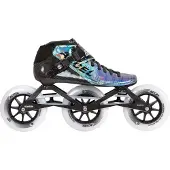 Powerslide Accel Race Reflective 125 Inline-skates Blau EU 45 Herren,Damen Blau EU 45