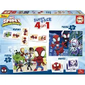 Educa Spidey Superpack 4 in 1 Spiele