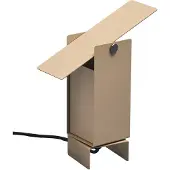 MOEBE Pivoting Tischleuchte Sand - , Beige, für Esszimmer, Metall