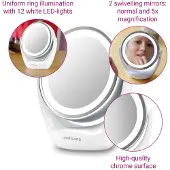 Medisana CM 835 Kosmetikspiegel | Rasierspiegel | Schminkspiegel | Beautyspiegel