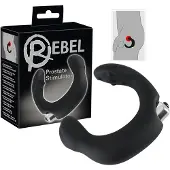 Rebel - Gebogener Prostatavibrator (schwarz)