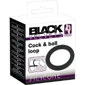 Black Velvets Penis- und Hodenring aus Liquid Silicone | Extrem dehnbar 1 St
