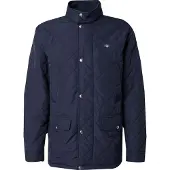 Gant für Herren. 7006497 Gesteppte Windjacke navy (L), Lässig, Polyester, Marine