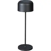 Konstsmide LED Tischleuchte Lille | schwarz | Indoor/Outdoor | Kabellos | 11 x 11 x 36 cm | 7834-750