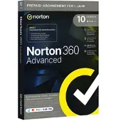 Norton 360 Advanced | 10 Geräte | 1 Jahr | Mit 200 GB Cloud-Backup