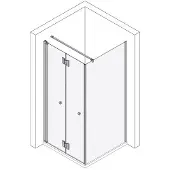 Koralle Pendel-Falttür myDay TFTA R 80, 775-795x2000mm