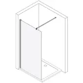 Koralle Trennwand myDay WW 100, 985-1005x2000mm