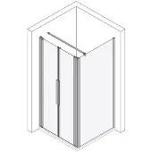 Koralle Trennwand für Pendeltür NP2W myDay WN 90 865-885x2000mm