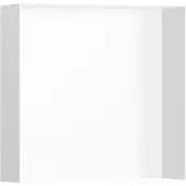 Hansgrohe Wandnische XTRASTORIS Minimalistic m offenem Rahmen 300x300x100mm mattweiß 300 x 300 x 100 mm mattweiß