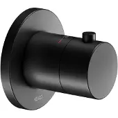 Keuco IXMO Thermostatarmatur Unterputz rund schwarz matt