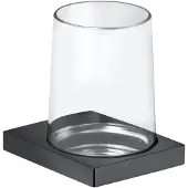 Keuco Glashalter EDITION 11 Kr-Gl m Halter sw-chr gebü