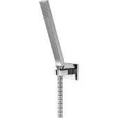 Steinberg Serie 135 Handbrausegarnitur, Stabhandbrause, Wandhalter, 1351650, Farbe: Chrom