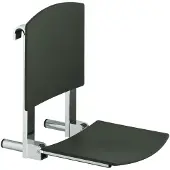 Keuco Klappsitz PLAN CARE SiFl 36cm Alu sil-elo/lichtgrau