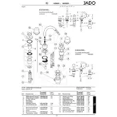 Jado Luftsprudler kpl., Edelstahl, H960918GN H960918GN