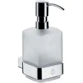 Emco Hygienemittelspender LOFT Wdmod. Beh Kristallglas satiniert chrom