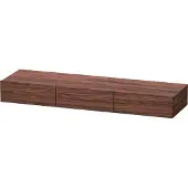 Duravit Schubkastenablage DURASTYLE 440x1500x150mm nussbaum dunkel