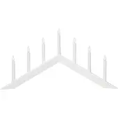 Star Trading Arrow Kerzenhalter 36cm Weiß