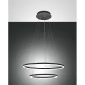 FABAS LUCE GIOTTO LED-Pendelleuchter 52W schwarz 3508-45-101