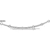 CS Germany 10.545.295.00 Blattfedern für FORD RANGER (TKE) Hinten 580/740mm 580/745mm