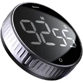 Baseus Heyo rotation countdown, Täglicher Timer, Schwarz, Digital, LCD, Leiter, Drehregler, 99 min