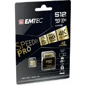 Emtec ECMSDM512GXC10SP, 512 GB, MicroSDXC, Klasse 10, UHS-I, 100 MB/s, 95 MB/s