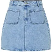 Pieces Jeansrock Sky 17155880 Blau Regular Fit