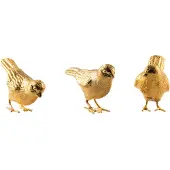 Pols Potten Sparrows Gold (3er Set)