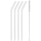 Zwilling - Sorrento Gebogene Glasstrohhalme - 4er-Set