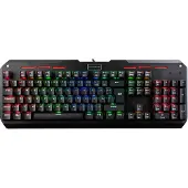 Modecom Volcano Hammer RGB Mechanische Tastatur, Blau, QWERTZ Layout, Outemu Switch, RGB Hintergrundbeleuchtung, Robustes Gehäuse, 1er Pack