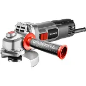 Graphite Winkelschleifer 1600W, schmales Gehäuse, Scheibe 125x22.2 mm, Spindelgewinde M14, zweistufiger Schaltknopf, dreistufiger Seitengriff, Schalterverriegelungstaste, Gewicht 2.65 kg (11000 U/min)
