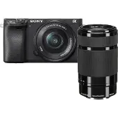 Sony Alpha 6400 Gehäuse Schwarz + 16-50mm + 55-210mm