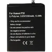 AccuCell Akku passend für Huawei P30 Li-Polymer, 3,82V, 3550mAh, 13,6Wh, built-in, ohne Werkzeug