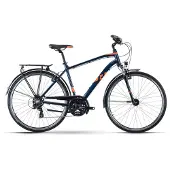 Raymon 4061453018833 TourRay 1.0 Herren Trekkingbike darkblue / orange