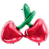 Party Deco Folienballon Cherry Grün/Rot