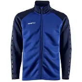 Craft Trainingsjacke Squad 2.0 JR Full-Zip Regular Fit farblich abgesetzt