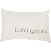 David Fussenegger Kissenbezug Silveretta Lieblingsplatz 40 x 60 cm, Rauch