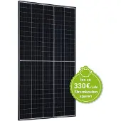 Juskys RISEN Solarpanel RSM40-8-410M mit 410 Watt - Balkonkraftwerk Solarmodul - Verkauf nur an Endverbraucher