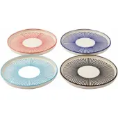 Pols Potten Teller Marine Striped Multi (Set von 4 Stück)