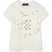 Karl Lagerfeld Kids T-Shirt Z30447 M Écru Regular Fit