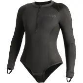 Pando Moto hell WW 02 Level AA Damen-Bodysuit Materialmix schwarz, S