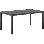 OUTLIV. Lucca Gartentisch 155x90cm Aluminium Dunkelgrau FAJ1530T-28