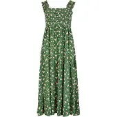 Apricot Midikleid Damen Viskose grün gemustert, 40 795648-0001-00400