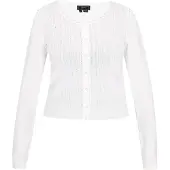 Faina Women Cardigan in white | Gr.: S