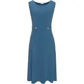 LASCANA Midikleid in blau | Gr.: 42