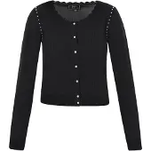 Faina Women Cardigan in black | Gr.: S
